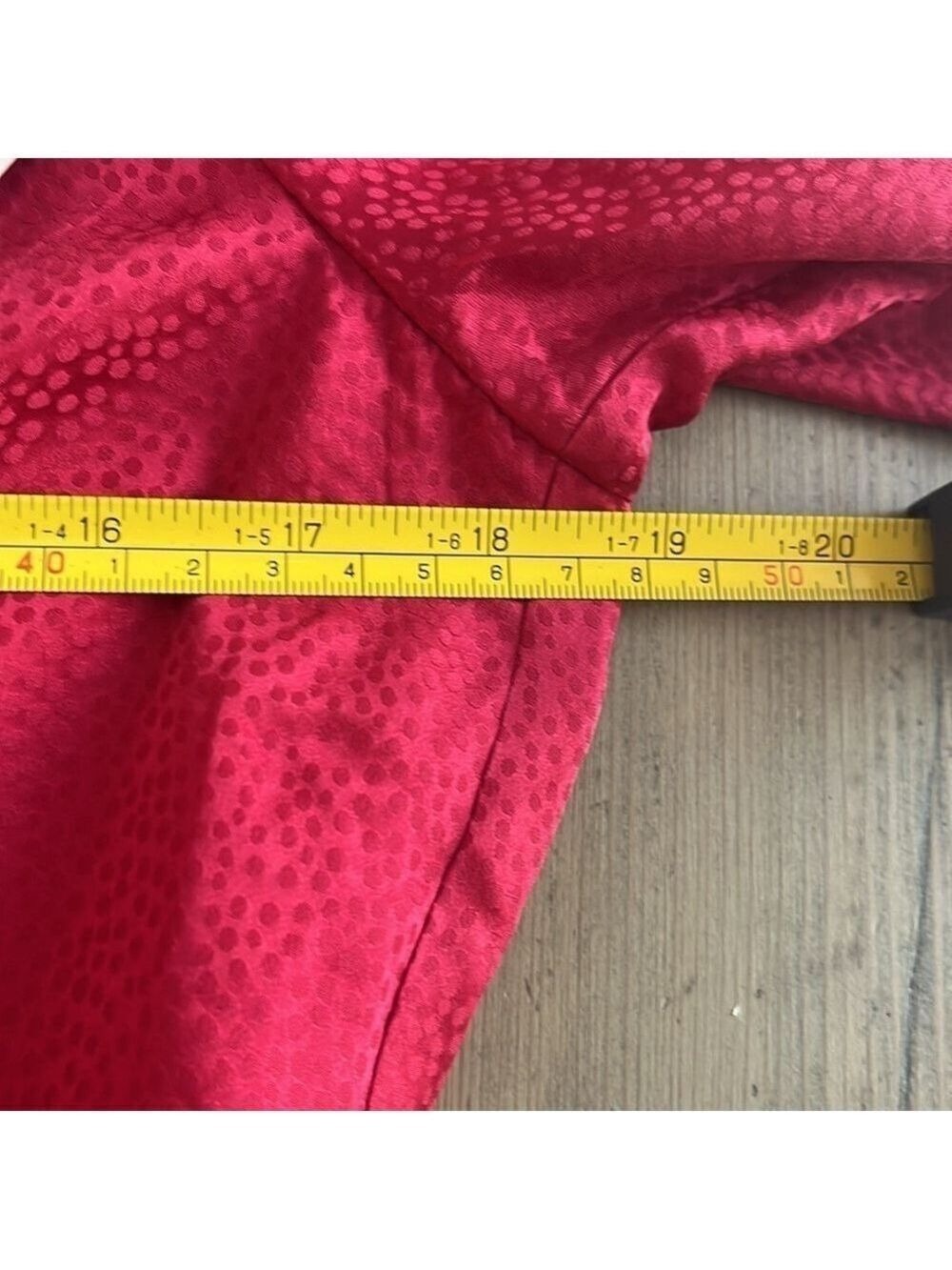 New SALONI Debbie Silk Stamped Mini Dress in Cherry Pink Size 8 - Picture 10 of 14